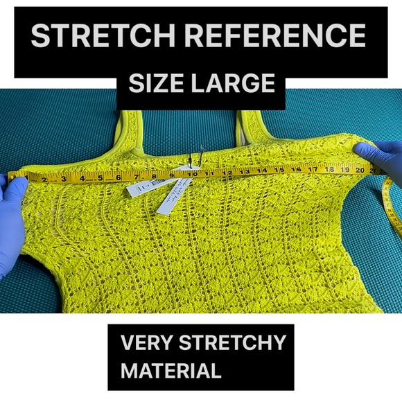 Alice + Olivia Veronique Pointelle Lemon Yellow Scoop Neck Wool Blend Dress - Picture 11 of 16